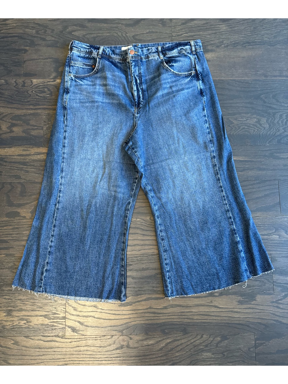 Pilcro Cropped Denim Jeans NWOT Size 33 &34 $138 - Picture 2 of 12